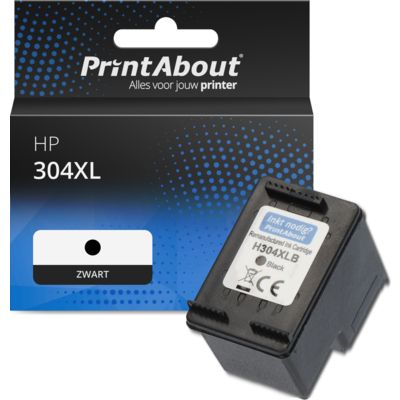 Huismerk HP 304XL (N9K08AE) Inktcartridge Zwart Hoge capaciteit