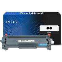 Toner compatible Brother TN-2410 - pack de 2 - Noir - Multipack