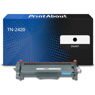 PrintAbout Huismerk vervangt Brother TN-2420 Toner Zwart Hoge capaciteit