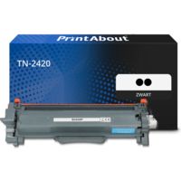 PrintAbout Huismerk vervangt Brother TN-2420 Toner 2x Zwart Hoge capaciteit - Multipack