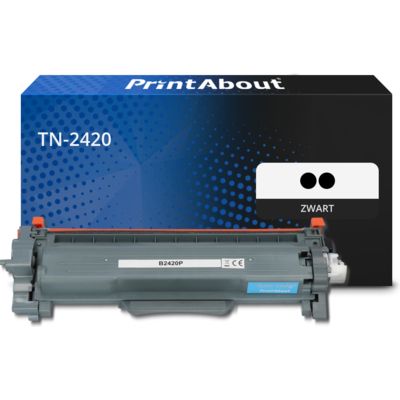 PrintAbout Huismerk vervangt Brother TN-2420 Toner 2x Zwart Hoge capaciteit - Multipack