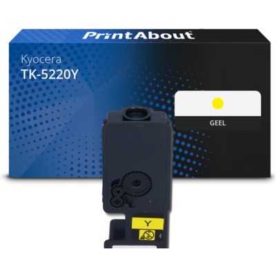 Huismerk Kyocera TK-5220Y Toner Geel