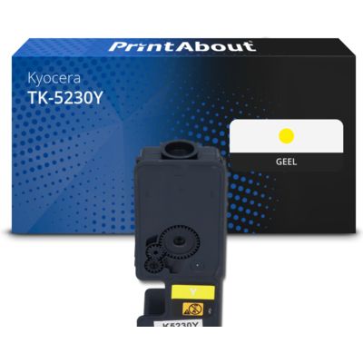 Huismerk Kyocera TK-5230Y Toner Geel