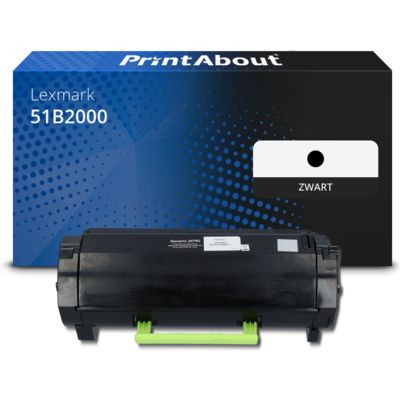 Huismerk Lexmark 51B2000 (512) Toner Zwart