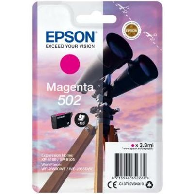 Epson 502 (C13T02V34010) - Magenta - Cartouche d'encre