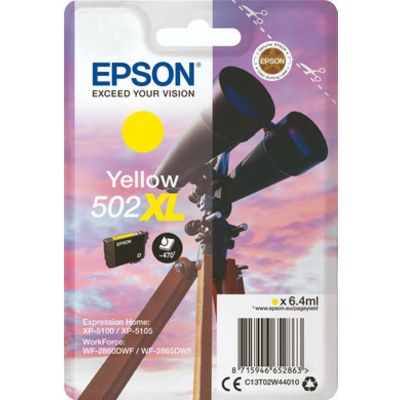 Epson 502XL (C13T02W44010) - Jaune - Cartouche d'encre - Grande capacité