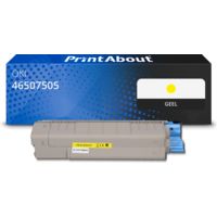 Huismerk OKI 46507505 Toner Geel