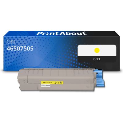 Huismerk OKI 46507505 Toner Geel