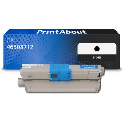 Toner compatible OKI 46508712 - Noir