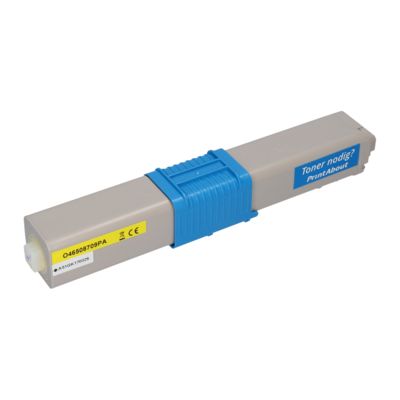 Huismerk OKI 46508709 Toner Geel