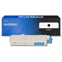 Huismerk OKI 46490608 Toner Zwart