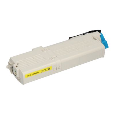 Huismerk OKI 46490605 Toner Geel
