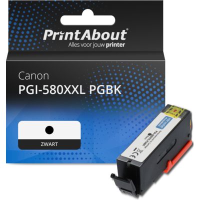 Huismerk Canon PGI-580XXL PGBK Inktcartridge Zwart Extra hoge capaciteit