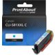 Huismerk Canon CLI-581XXL C Inktcartridge Cyaan Extra hoge capaciteit