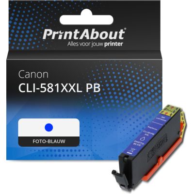 Huismerk Canon CLI-581XXL PB Inktcartridge Foto-blauw Extra hoge capaciteit