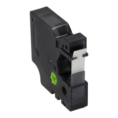 Huismerk Dymo 45021 (S0720610) Tape Wit op zwart (12 mm)