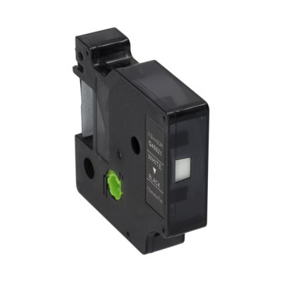 Huismerk Dymo 45021 (S0720610) Tape Wit op zwart (12 mm)