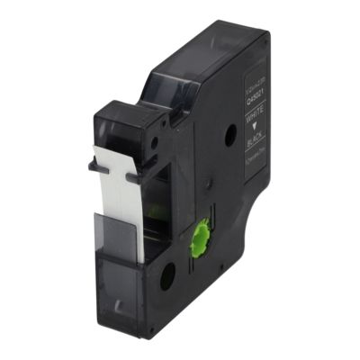 Huismerk Dymo 45021 (S0720610) Tape Wit op zwart (12 mm)