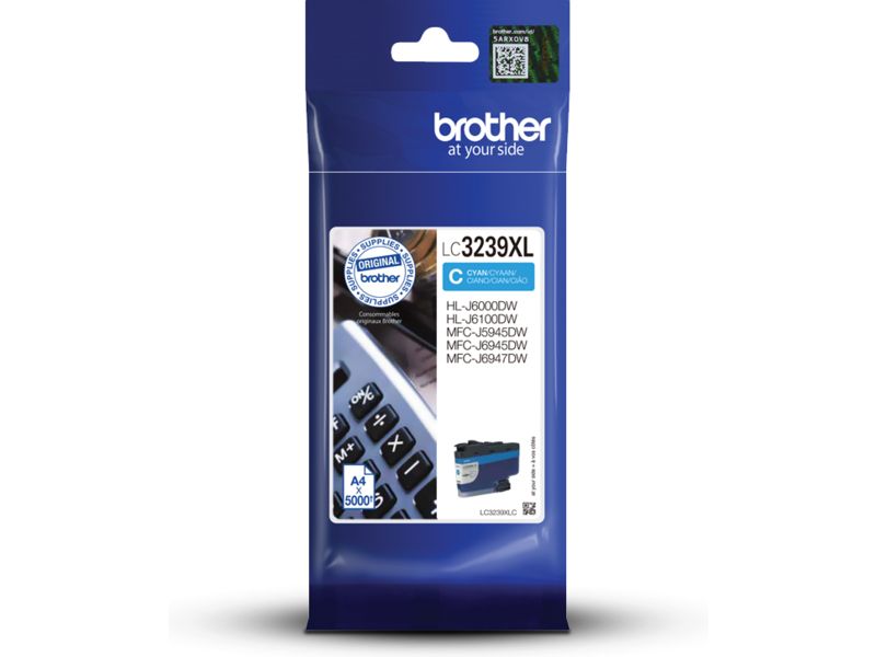 Brother Lc-3239XLC ink cartridge 1 pc(s) Original High (Xl) Yield Cyan