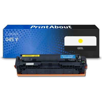 Huismerk Canon 045 Y  Toner Geel