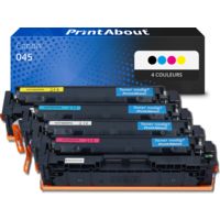Toner compatible Canon 045 - 4 couleurs - Multipack
