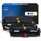 Toner compatible Canon 046H - 4 couleurs - Grande capacité - Multipack