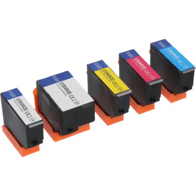 Cartouche compatible Epson 202XL (C13T02E74010) - 5 couleurs - Grande capacité - Multipack