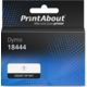 Huismerk Dymo 18444 (S0718600) Tape Zwart op wit (12 mm)