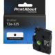 Ruban compatible Brother TZe-325 - (9 mm) - Blanc sur noir