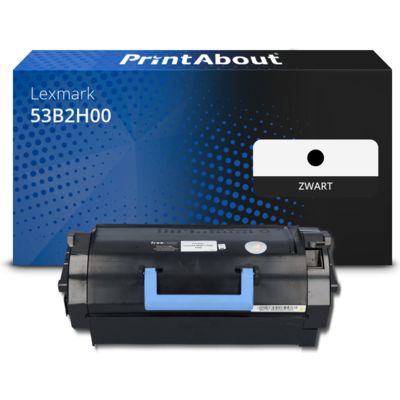 Huismerk Lexmark 53B2H00 Toner Zwart Hoge capaciteit