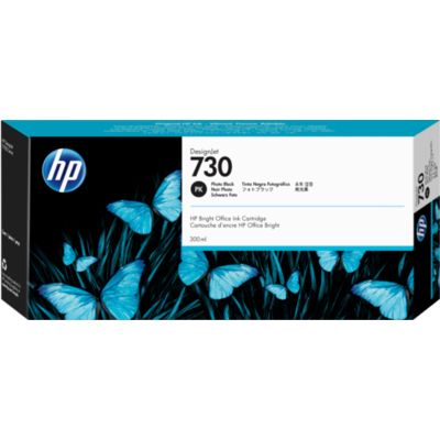 HP 730 (P2V73A) - Noir photo - Cartouche d'encre - Grande capacité