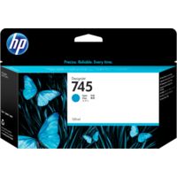 HP 745 (F9J97A) - Cyan - Cartouche d'encre