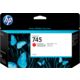 HP 745 (F9K00A) - Rouge chromatique - Cartouche d'encre