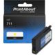 Huismerk HP 711 (CZ132A) Inktcartridge Geel