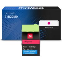 Huismerk Lexmark 71B20M0 Toner Magenta