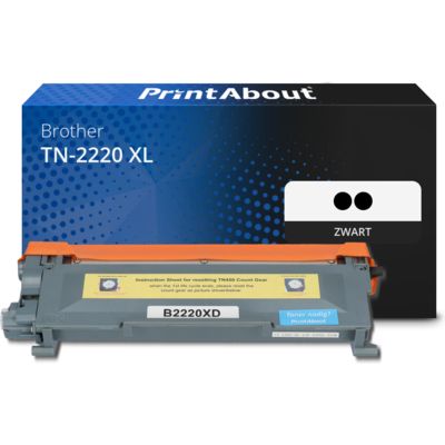 Huismerk Brother TN-2220 Toner 2x Zwart Extra hoge capaciteit - Multipack