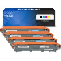 Huismerk Brother TN-242 Toner 4-kleuren Multipack
