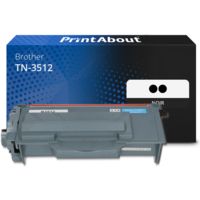 Toner compatible Brother TN-3512 - pack de 2 - Noir - Très grande capacité - Multipack