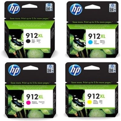 HP 912XL (3YP34AE) Inktcartridge 4-kleuren Multipack Hoge capaciteit