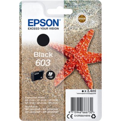Epson 603 (C13T03U14010) - Noir - Cartouche d'encre