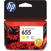 HP 655 (CZ112AE) - Jaune - Cartouche d'encre