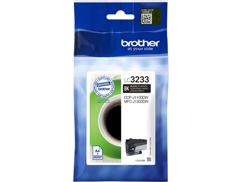 Brother Lc-3233BK inktcartridge 1 stuk(s) Origineel Normaal rendement Zwart