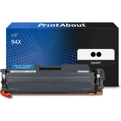 Huismerk HP 94X (CF294XD) Toner 2x Zwart Hoge capaciteit - Multipack