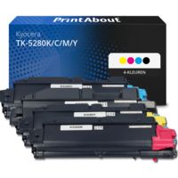 Huismerk Kyocera TK-5280K/C/M/Y Toner 4-kleuren Multipack