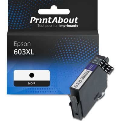 Cartouche compatible Epson 603XL (C13T03A14010) - Noir - Grande capacité