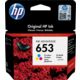 HP 653 (3YM74AE) - 3-couleurs - Cartouche d'encre