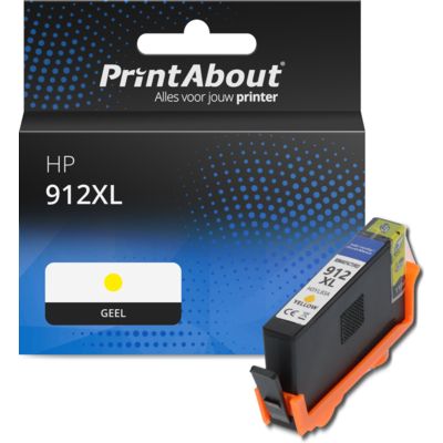 Huismerk HP 912XL (3YL83AE) Inktcartridge Geel Hoge capaciteit