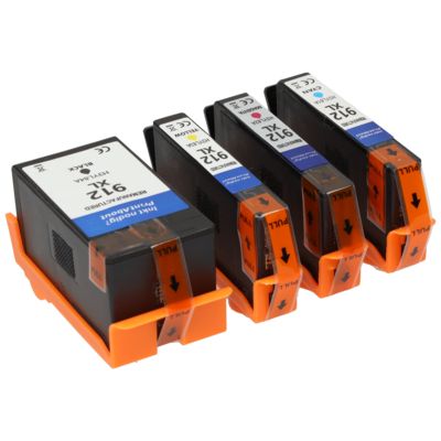 Cartouche compatible HP 912XL (3YP34AE) - 4 couleurs - Multipack