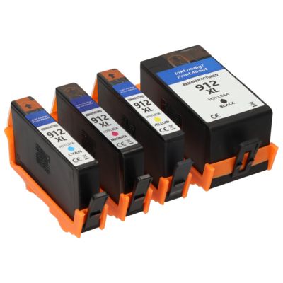 Cartouche compatible HP 912XL (3YP34AE) - 4 couleurs - Multipack