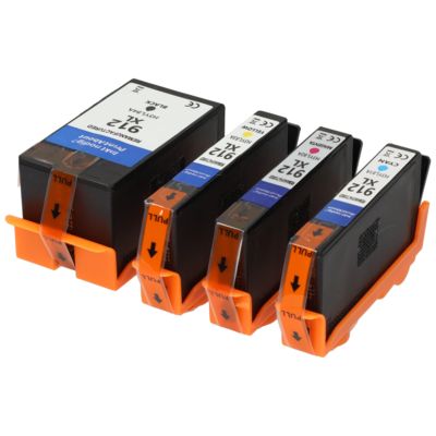 Cartouche compatible HP 912XL (3YP34AE) - 4 couleurs - Multipack